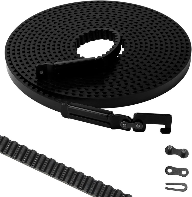 PETOX 41A5434-13A Drive Belt for 8ft High Garage Doors, 257'' Garage Door Openers Belt 41A5434-13A, Replacement Belt Compatible with Chamberlain/LiftMaster/Sentex/Whisper Belt Drive Garage Door Opener - Image 1